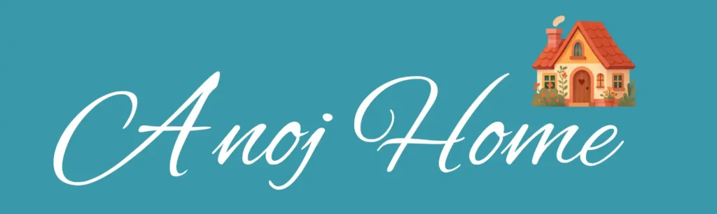 The official Anoj Home and Kitchen logo